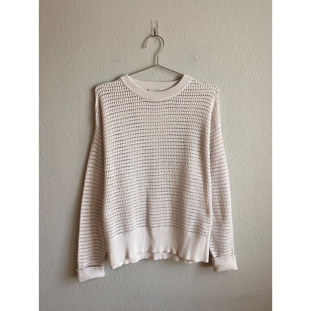 Varley Women's Kershaw Crewneck Sweater in Ivory Size SMALL